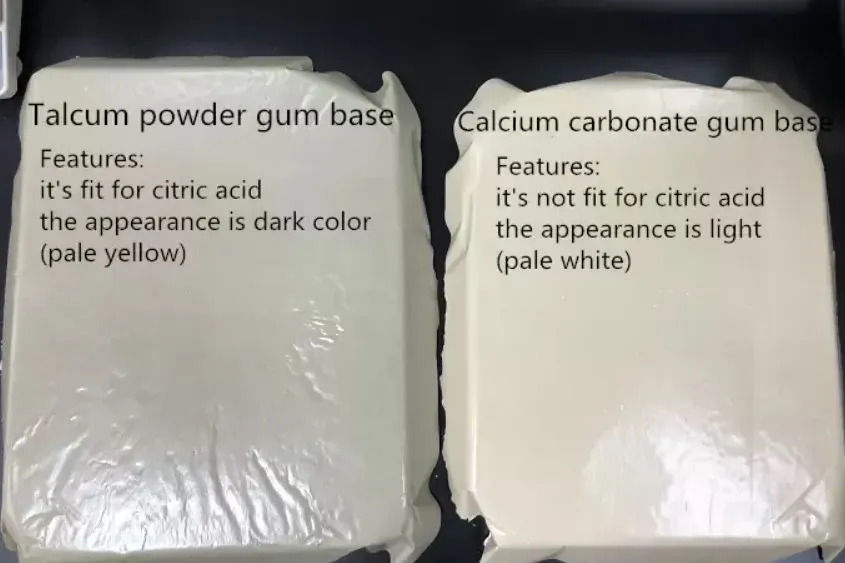 Talcum Powder versus Calcium Carbonate as a Gumbase Filler