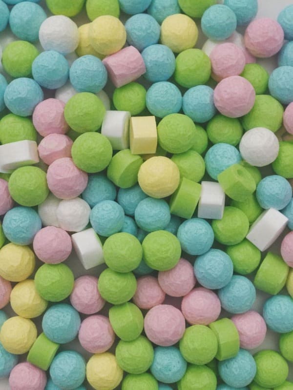 Is chewing gum heat resistant?